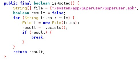 isRooted Function