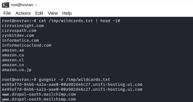 Gungnir CT Logs Root Domain